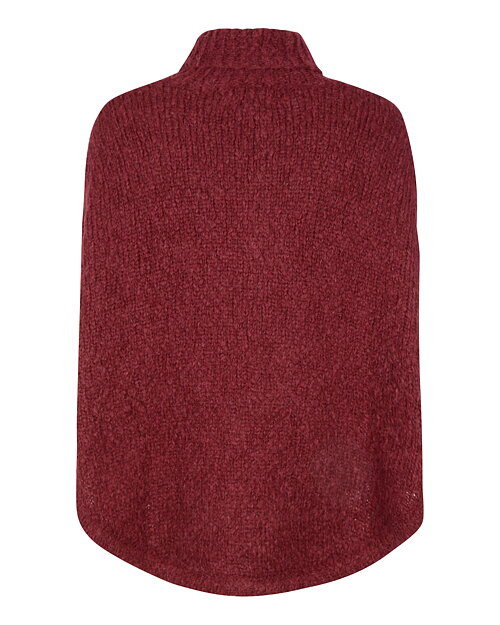 Poncho Paz med polo vinröd - 2