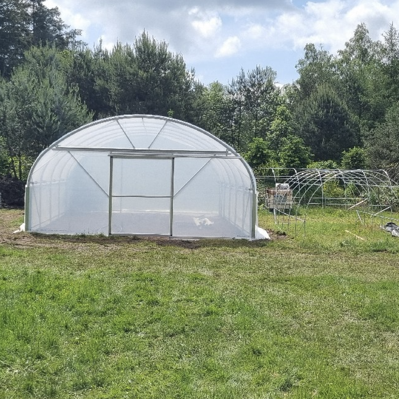 Tunnelväxthus 6,4 m bredd, Längd 10 till 100 meter - Begär en offert - 3