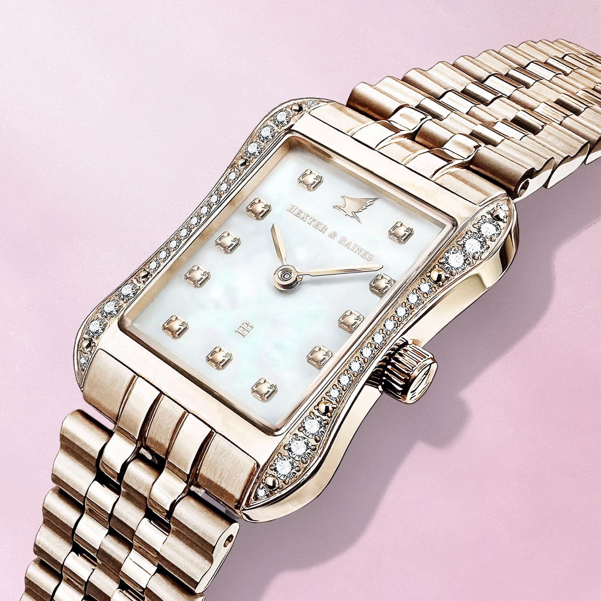 H&B Cronvas, Rose Gold & Pearl - 2