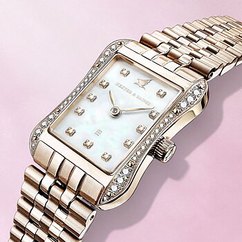 H&B Cronvas, Rose Gold & Pearl