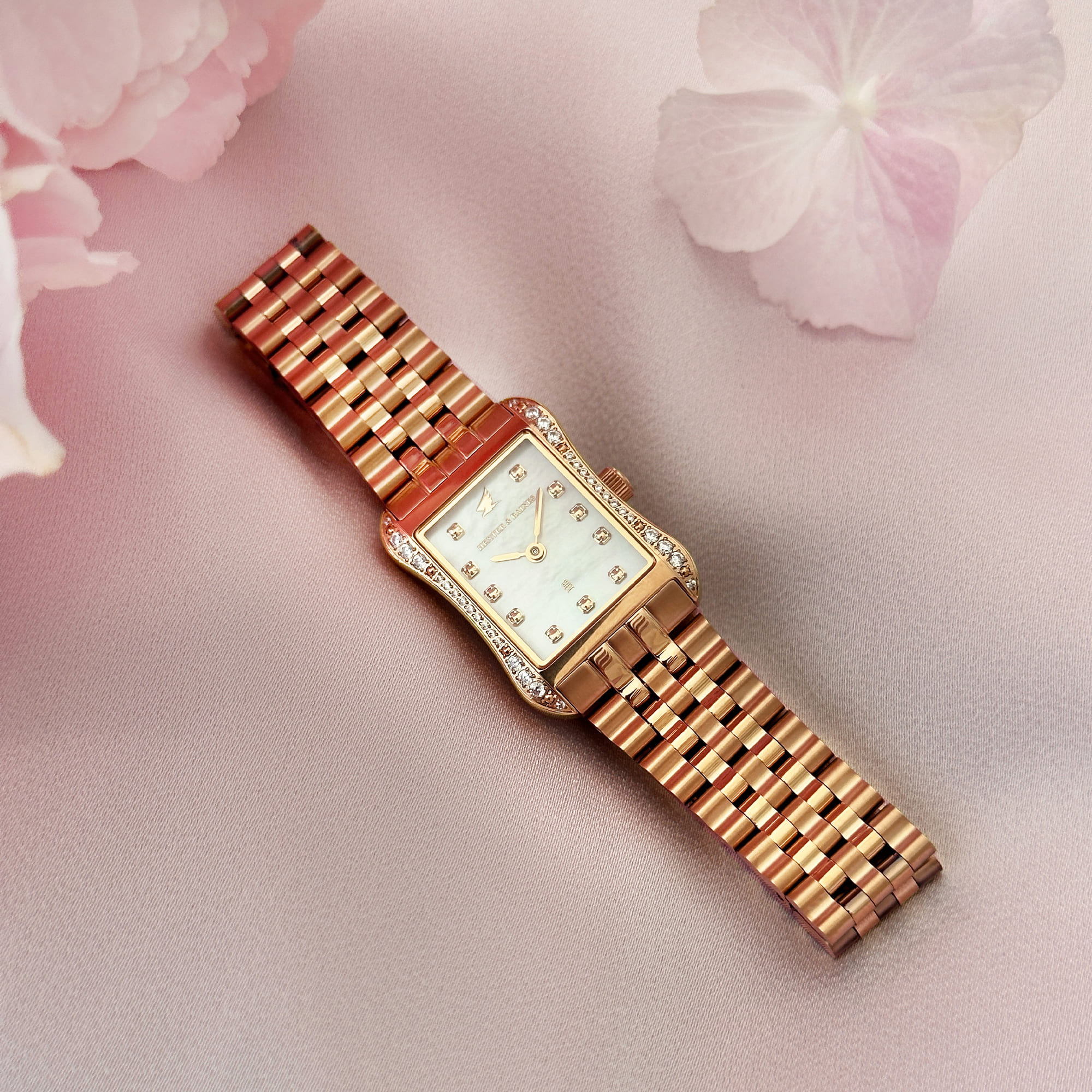 H&B Cronvas, Rose Gold & Pearl - 5