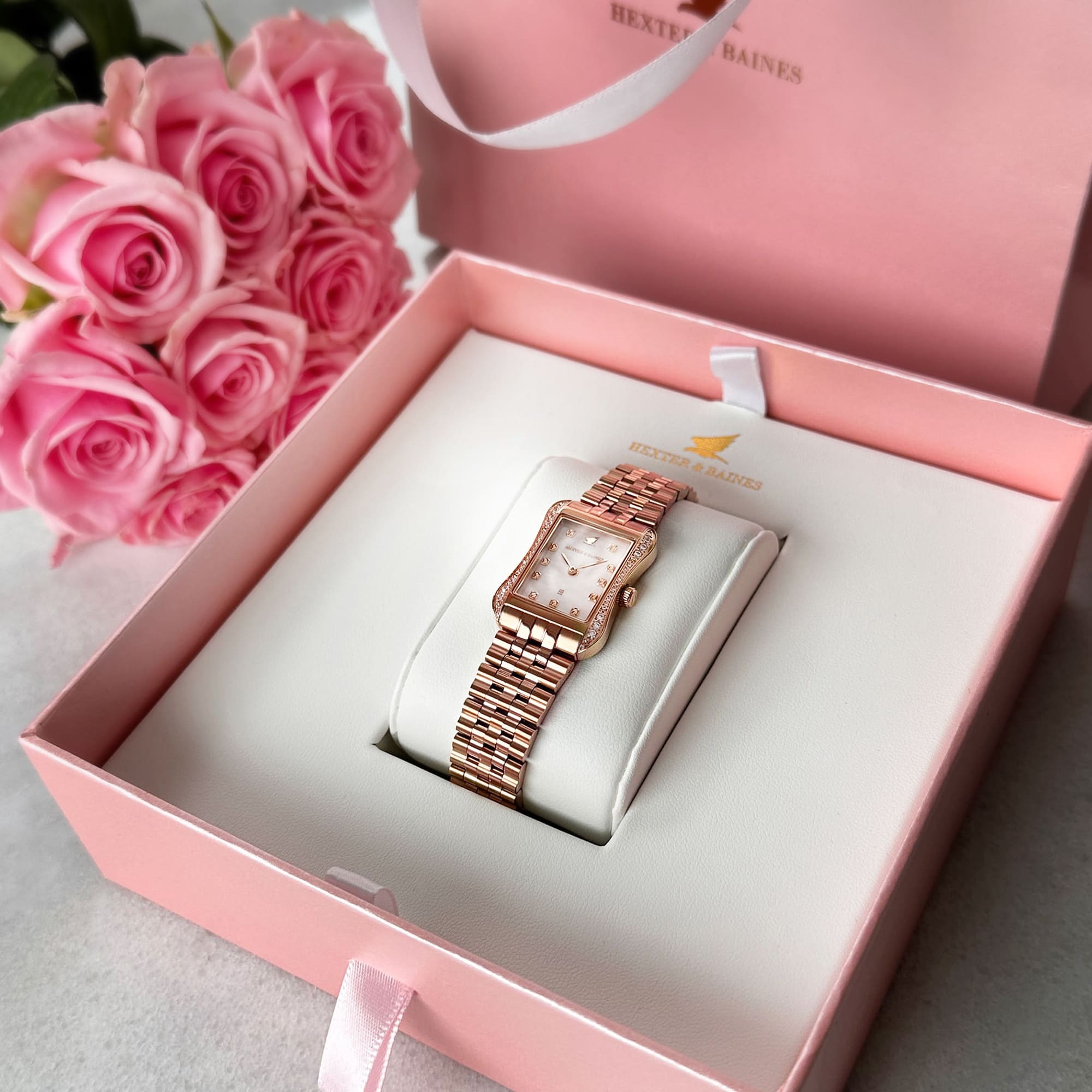 H&B Cronvas, Rose Gold & Pearl - 4