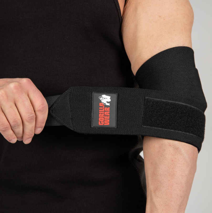 Elbow Wraps, Black - 1,2 m - 2