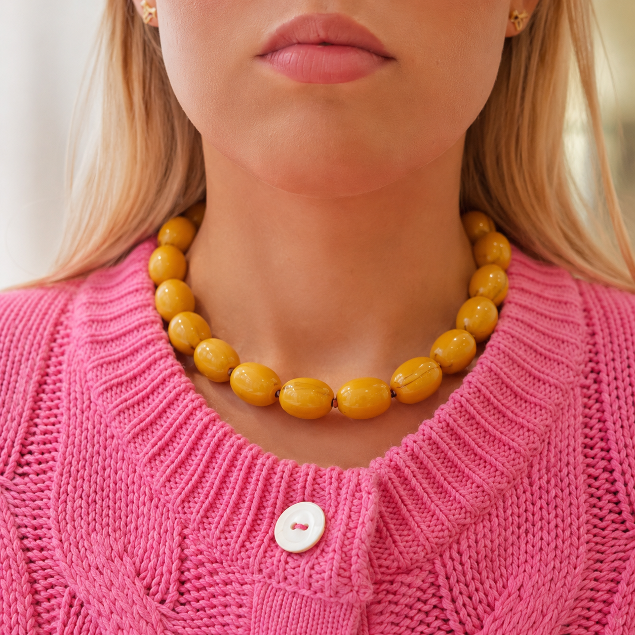 IAMLUND Lumi halsband guld - 2