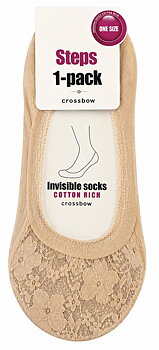 Crossbow Beige steps med spets