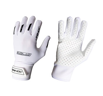 Unihoc Goalie Gloves Evolab Silicone white