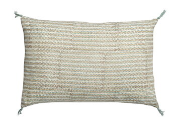 Chamois Kudde Med Tassels Leaf Green - 40x60