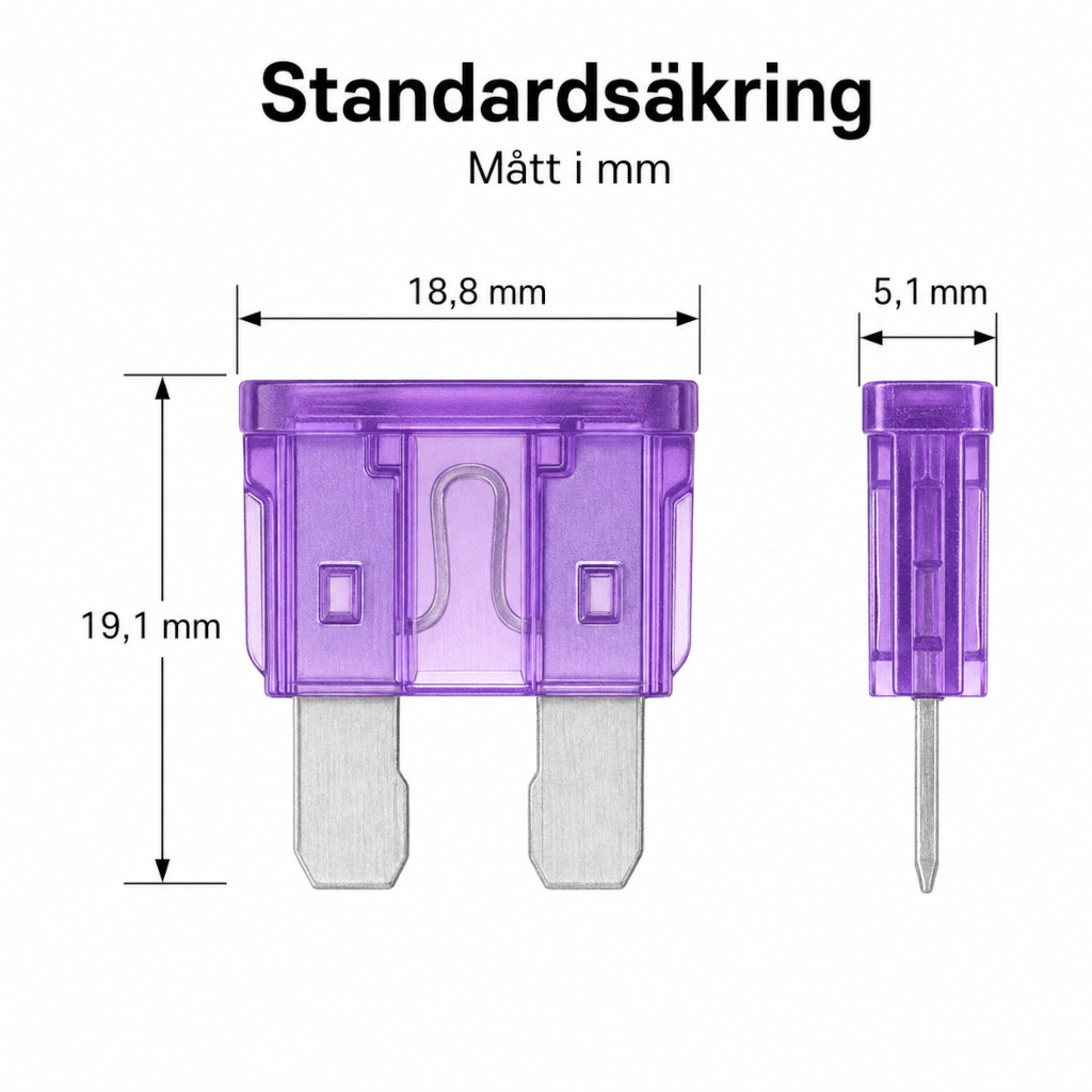Säkringssats - 300 säkringar (standard, mini och mikro) - 4