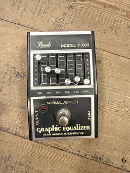 Pearl F-603 graphic equalizer, beg 