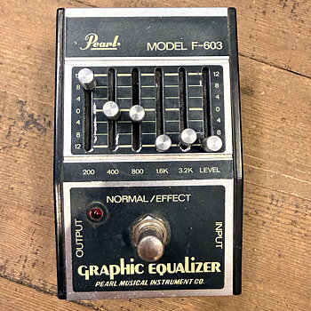 Pearl F-603 graphic equalizer, beg 