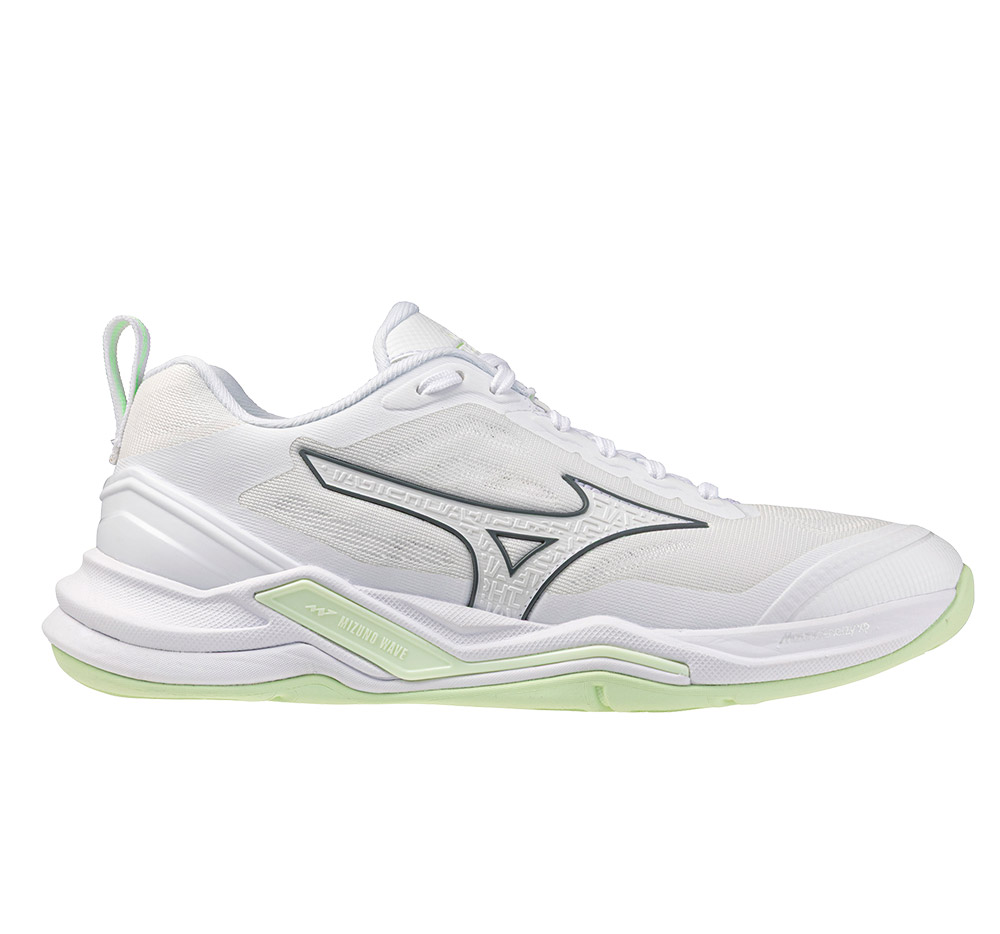 Mizuno Wave Stealth Elite Women white/aqua gray