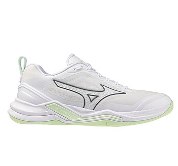 Mizuno Wave Stealth Elite Women white/aqua gray