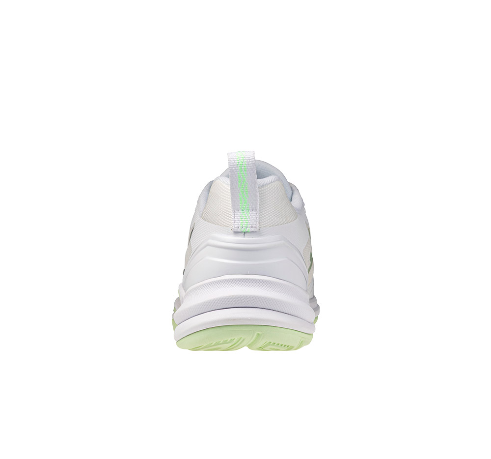 Mizuno Wave Stealth Elite Women white/aqua gray - 6