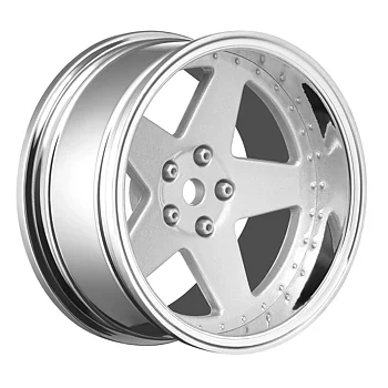 LOUISE RC WORLD LNHA559 Fälg Drift 5-Eker Matt Silver (2,4,6,8mm Offset) 12mm Hex (4)