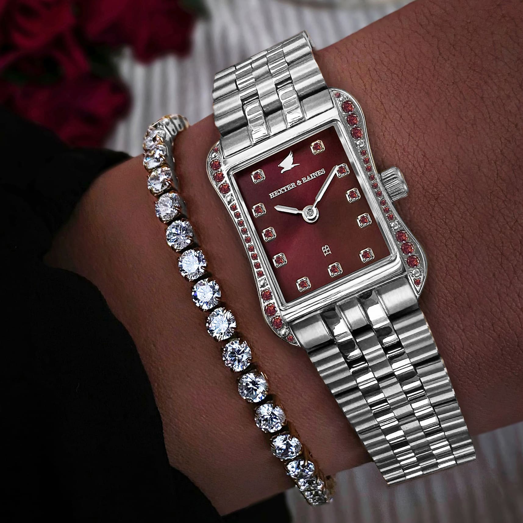H&B Cronvas, Ruby & Silver - 8