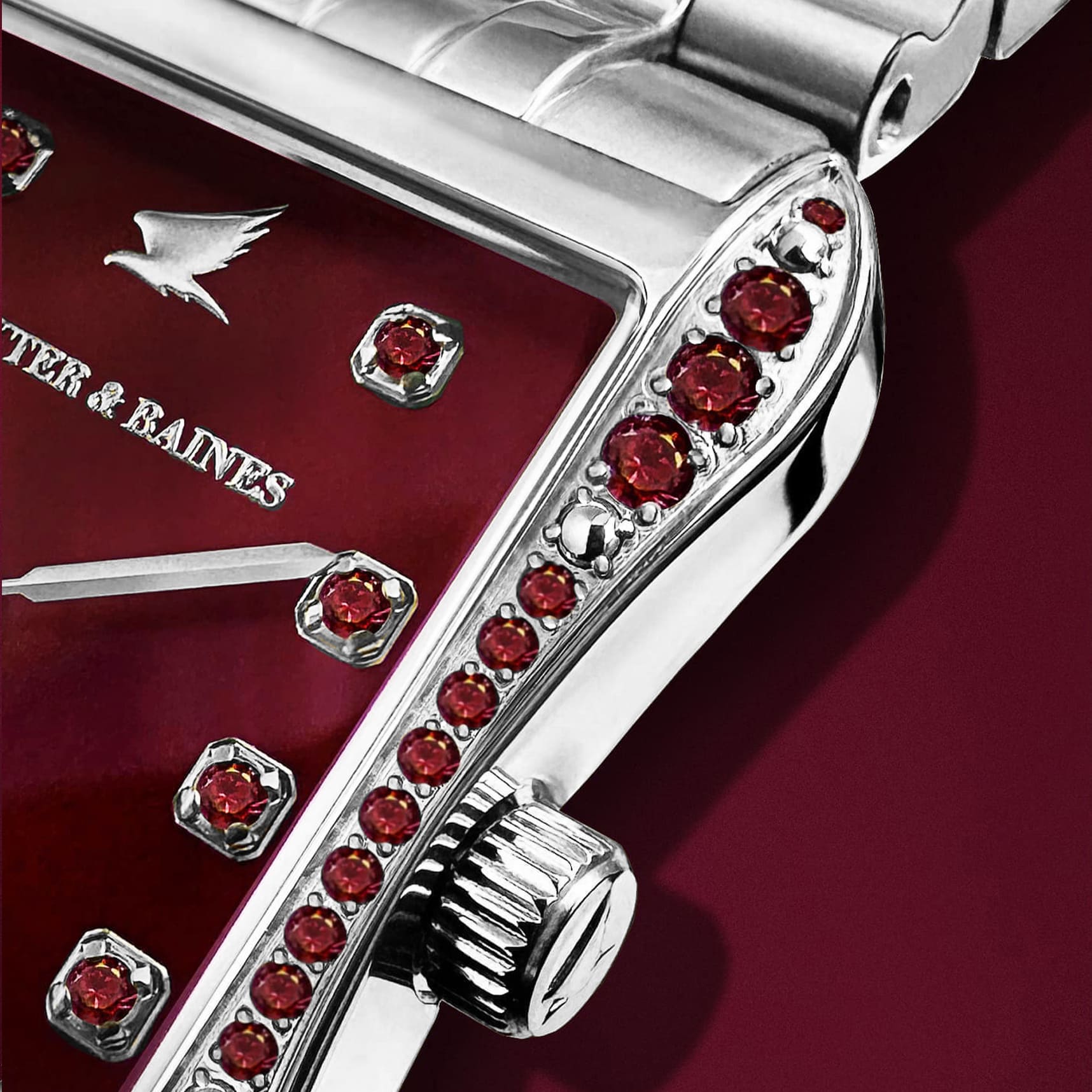 H&B Cronvas, Ruby & Silver - 5