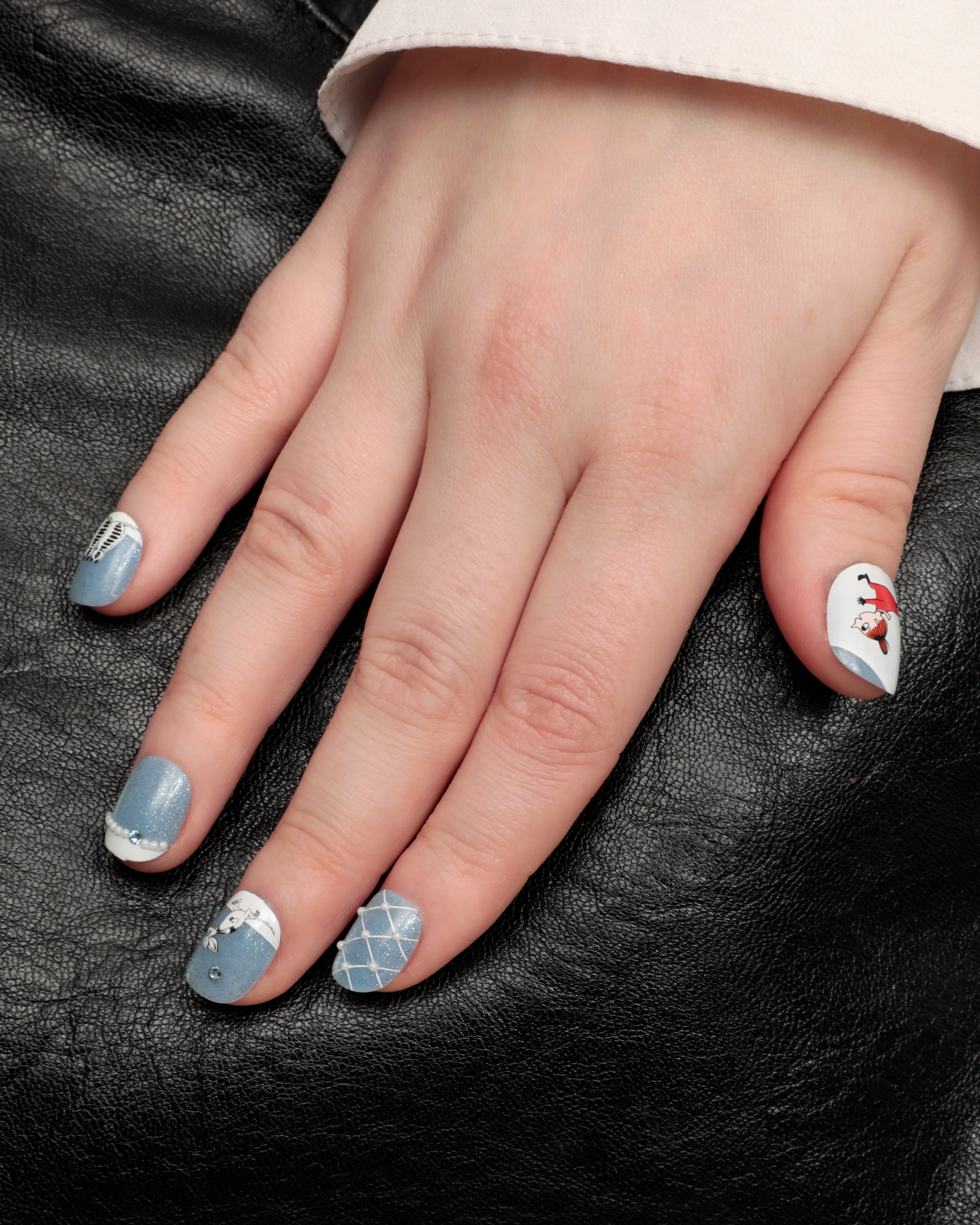 Mumin Press-On Naglar - Winter Tale - 3