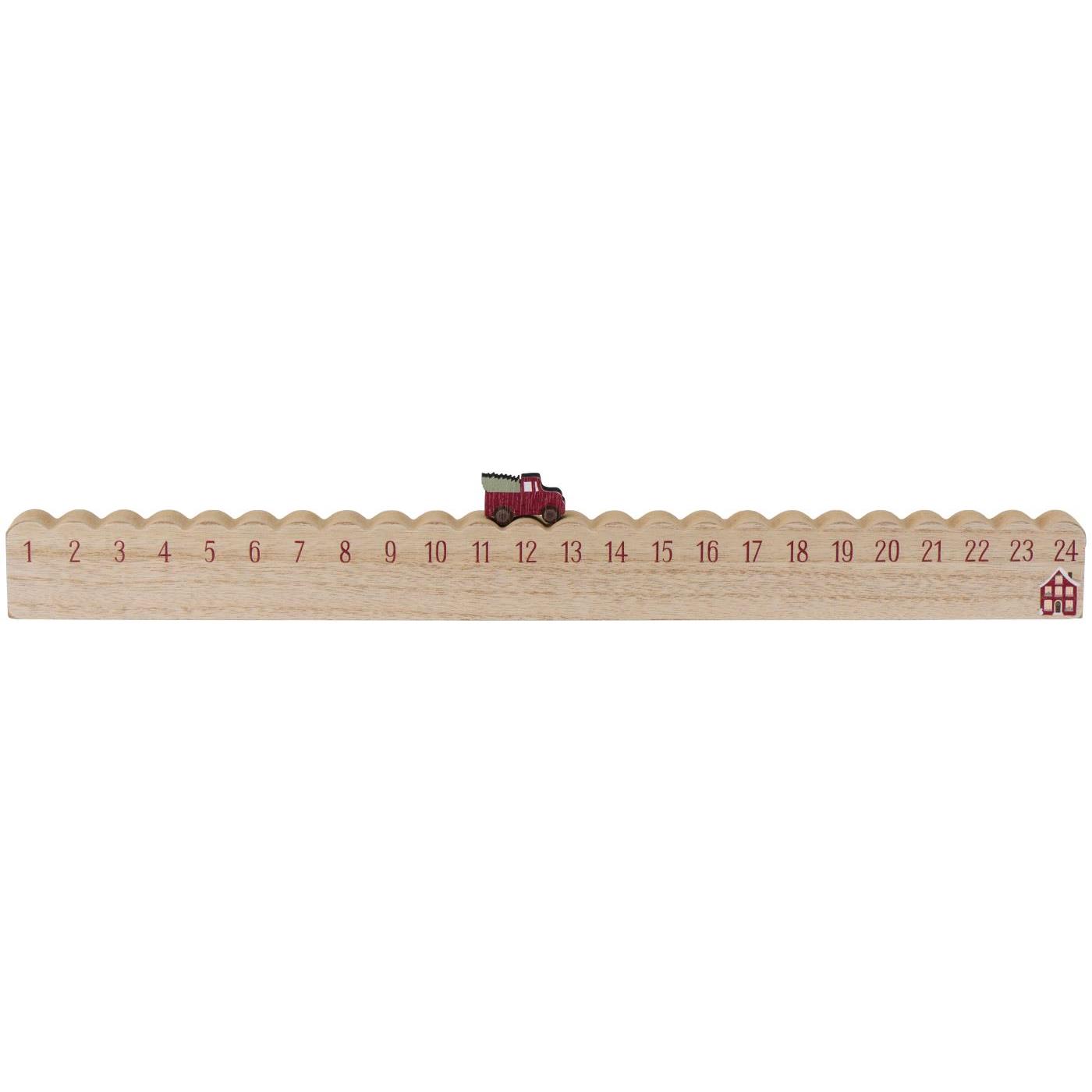 Christmas Calendar with car & christmas tree 1-24 - 3