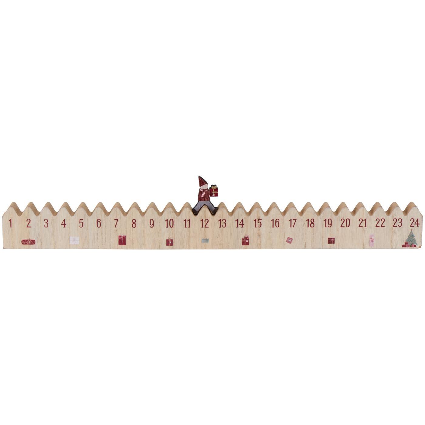 Julkalender - Kalender med gående tomte 1-24  - 3