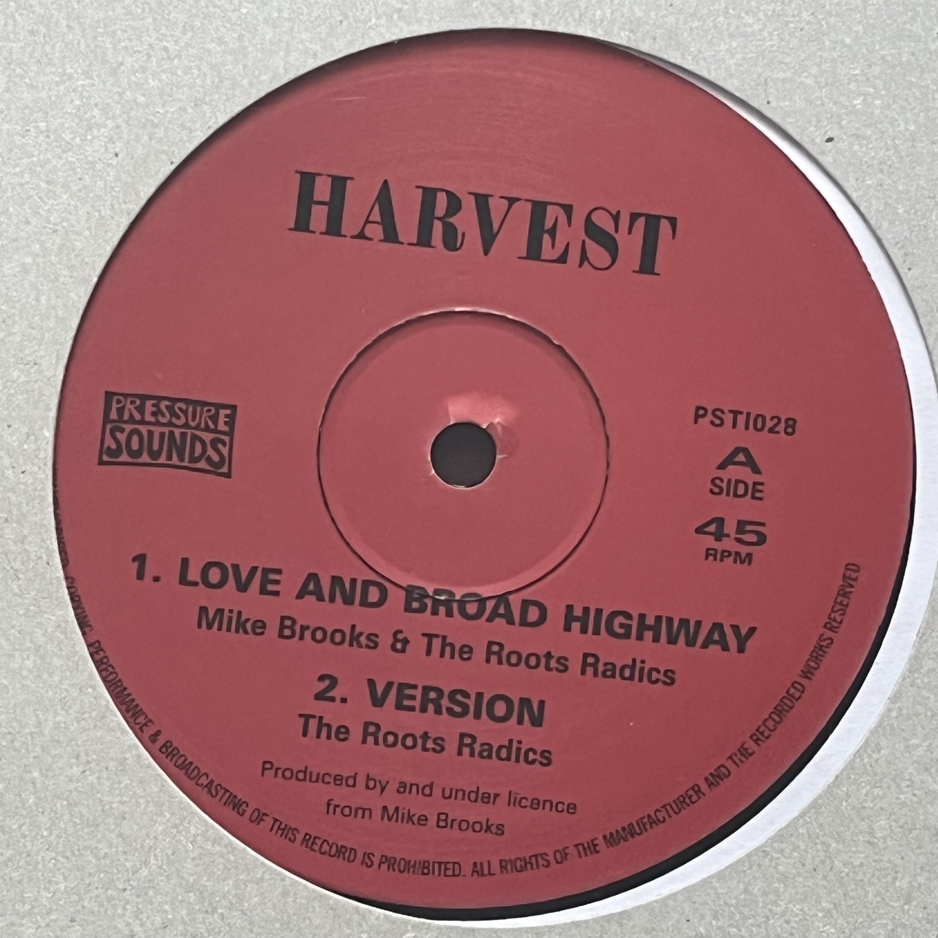 Mike Brooks & The Roots Radics – Love And Broad Highway/Long Long Time