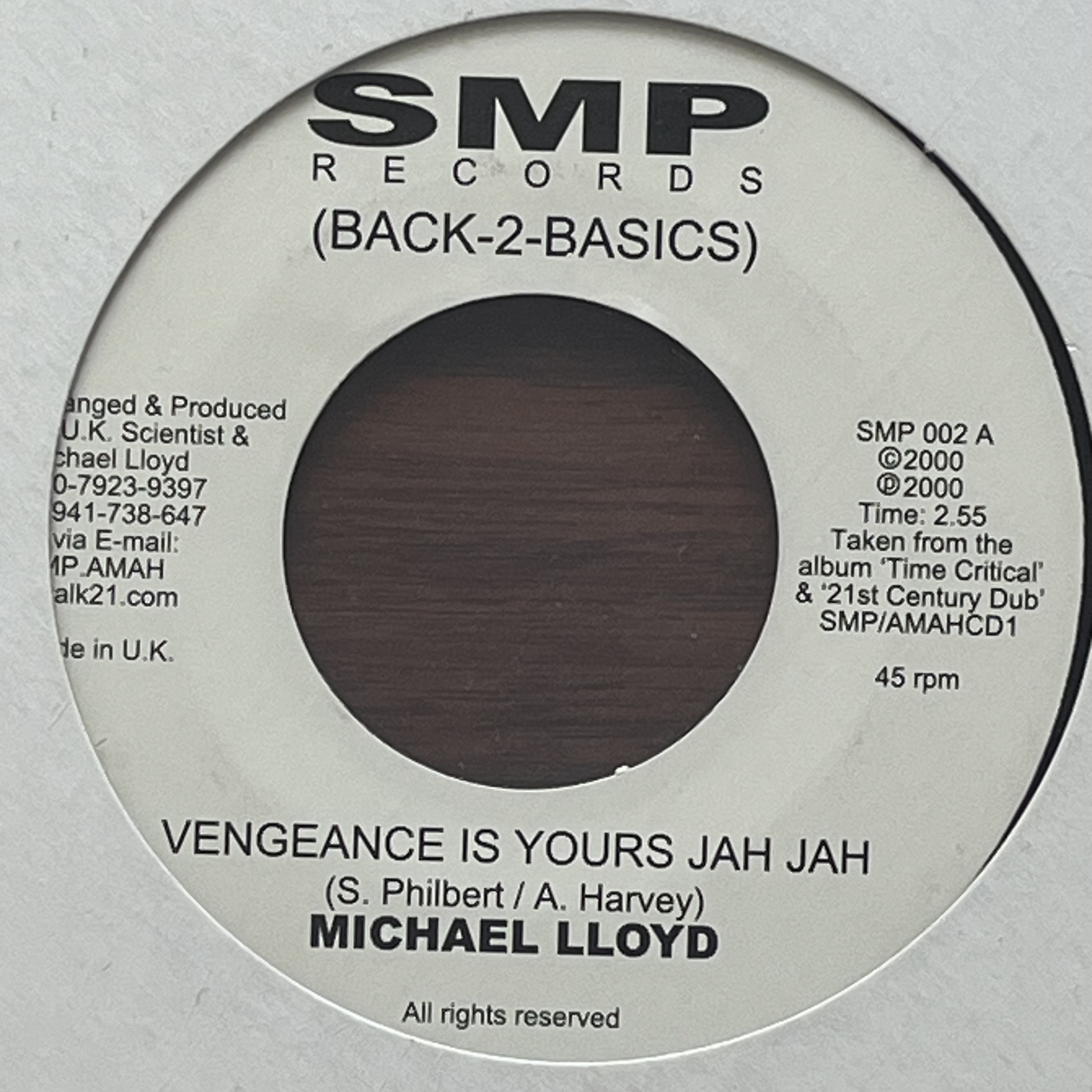 Michael Lloyd – Vengeance Is Yours Jah Jah
