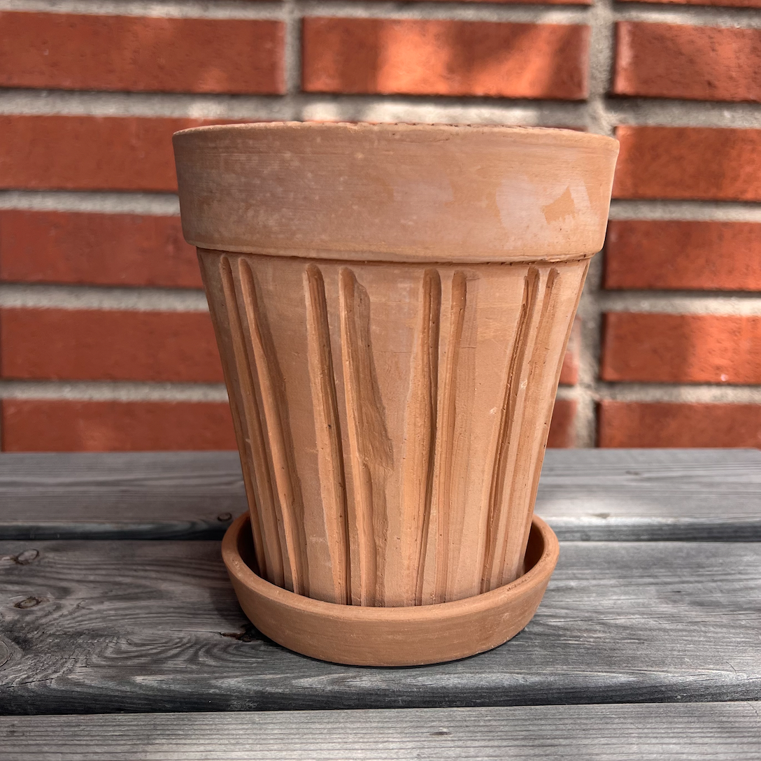 Kruka LOUI Lergods Terrakotta LITEN Ø15,5cm H:18cm
