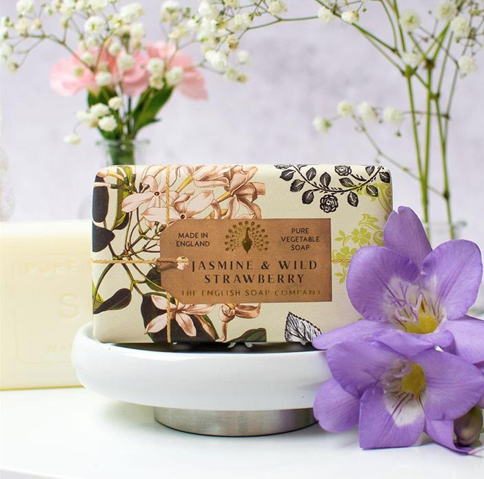 Fast tvål Jasmine & Wild Strawberry 190g