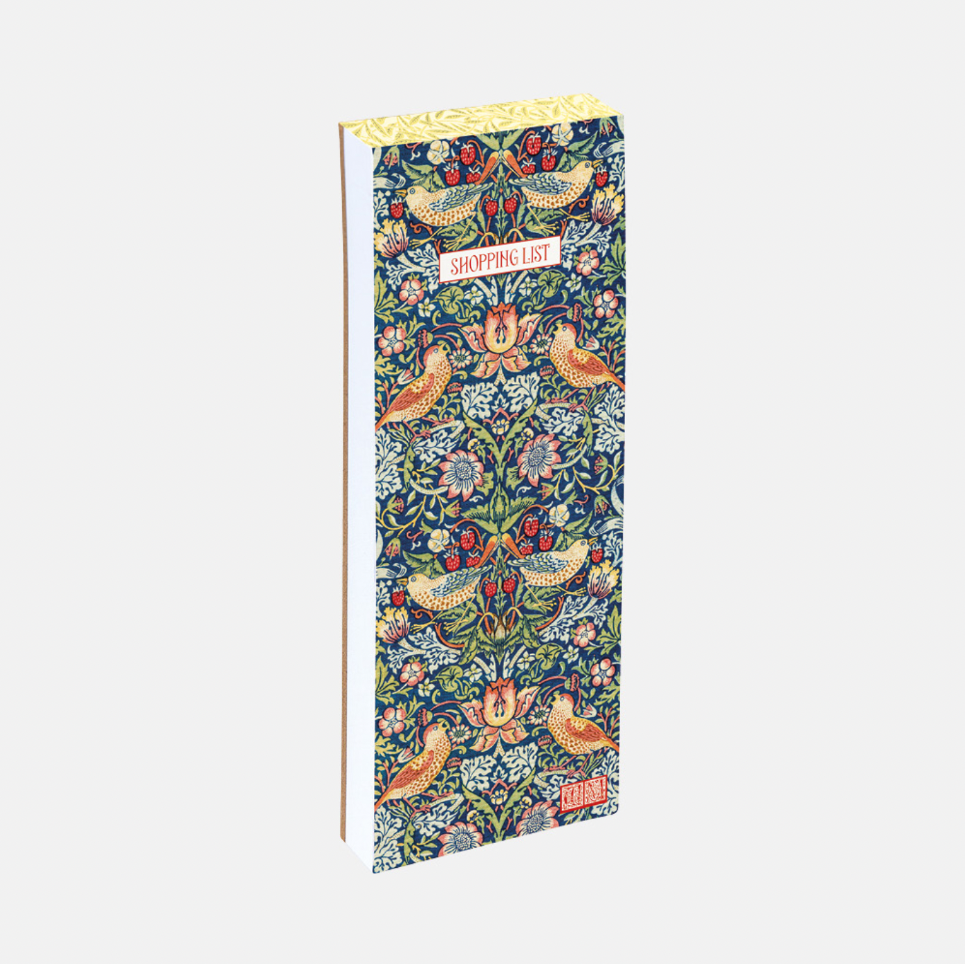 To Do / Inköpslista med magnet – William Morris Strawberry Thief A
