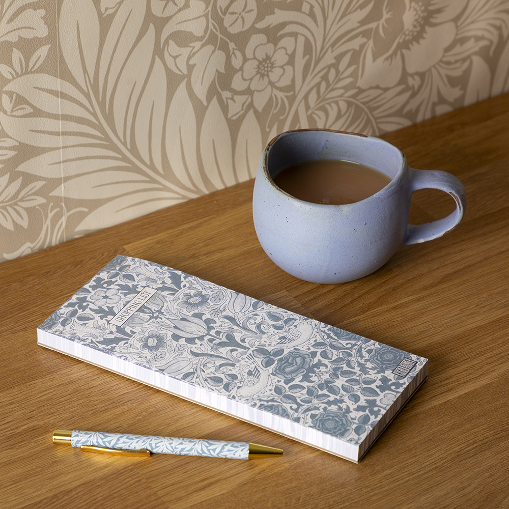 To Do / Inköpslista med magnet – William Morris Willow Rose A - 4