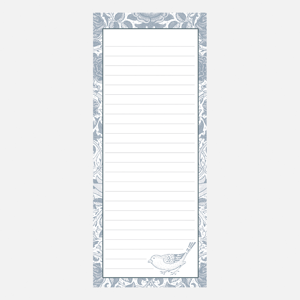 To Do / Inköpslista med magnet – William Morris Willow Rose A - 2