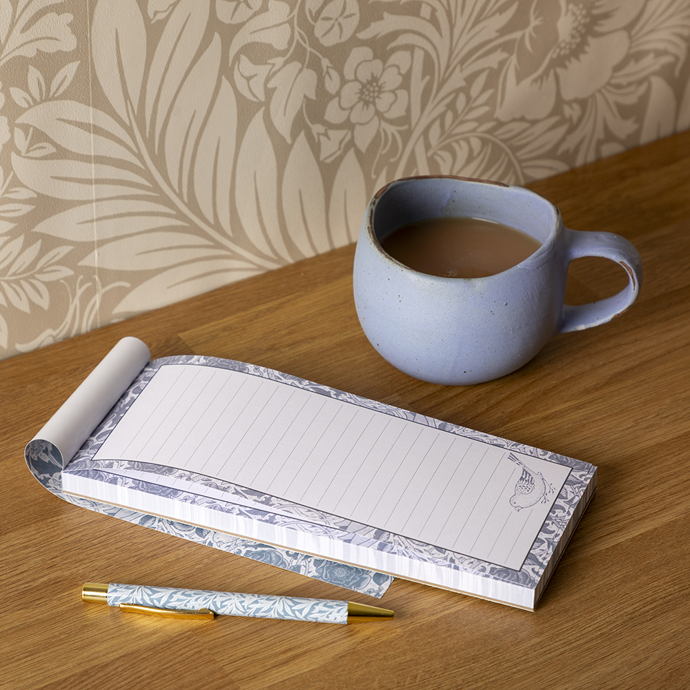 To Do / Inköpslista med magnet – William Morris Willow Rose A - 3