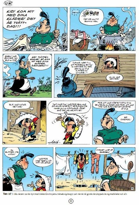 Lucky Luke 89: Tant Marthas grabb - 5