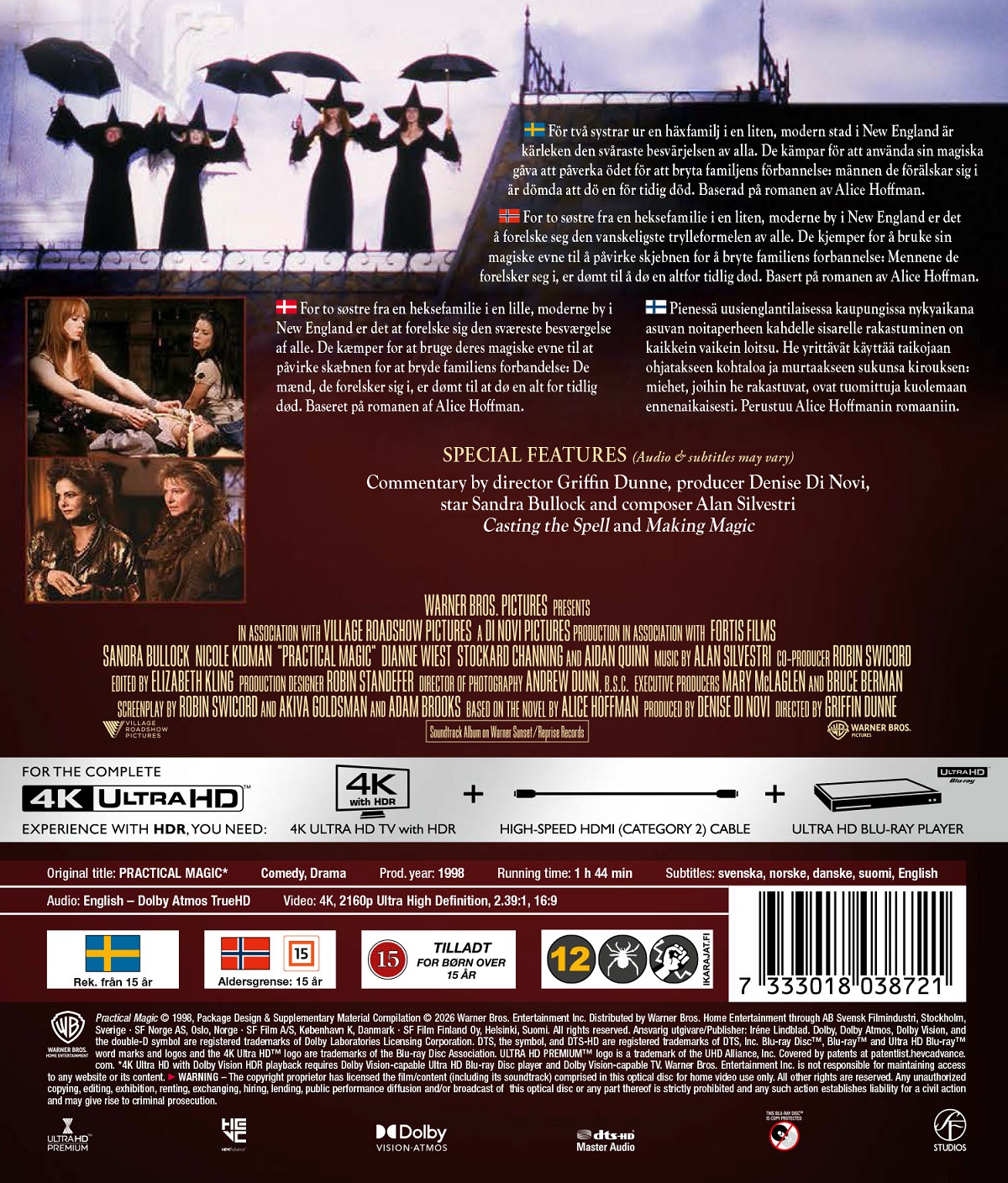 Practical Magic (4K Ultra HD) - 2