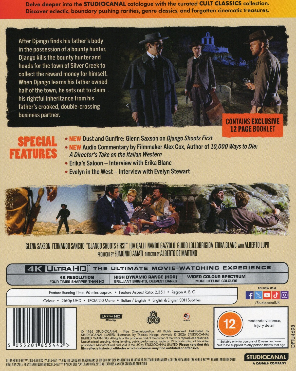 Django Shoots First (ej svensk text) (4K Ultra HD) - 2
