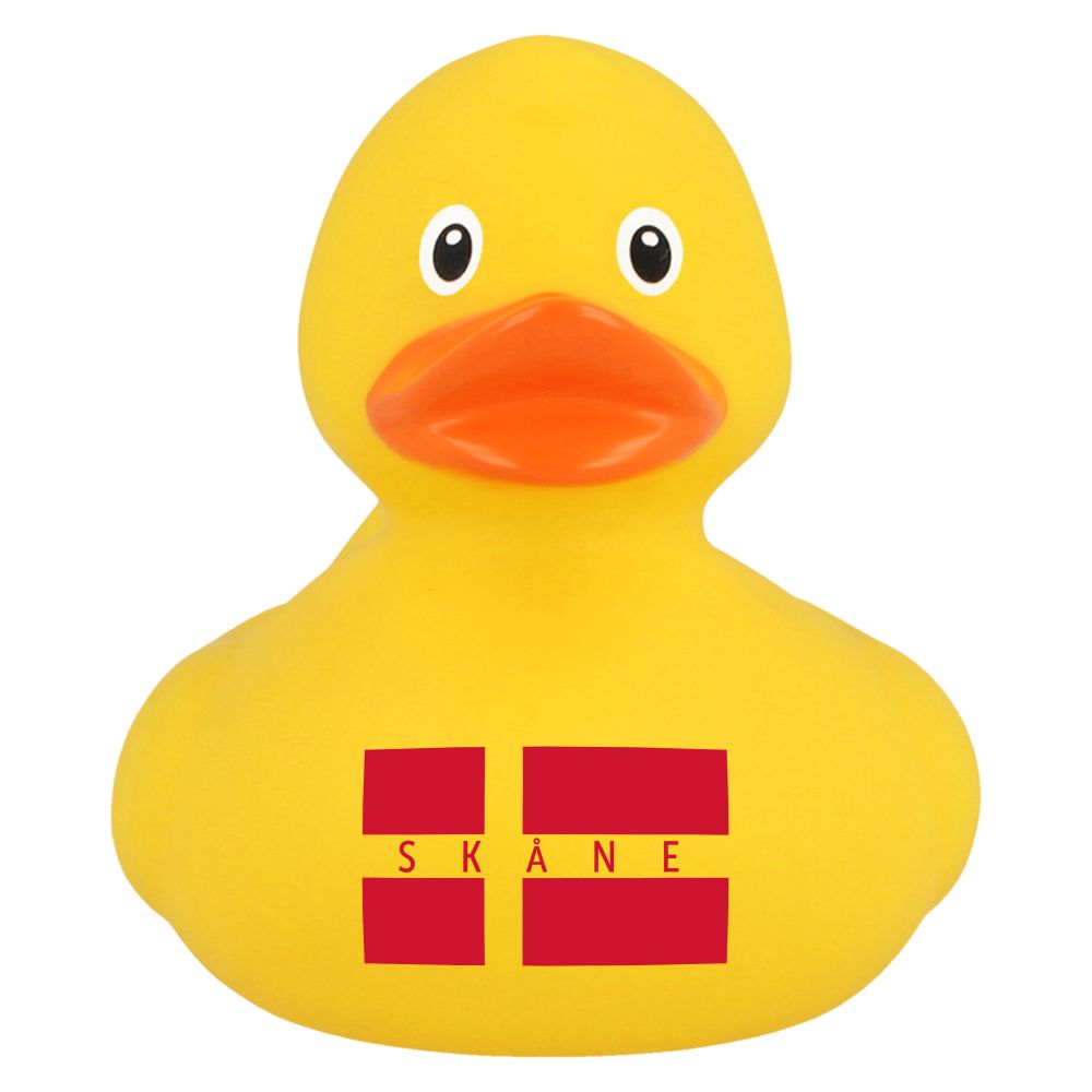 Badanka, Gul anka med Skånsk flagga