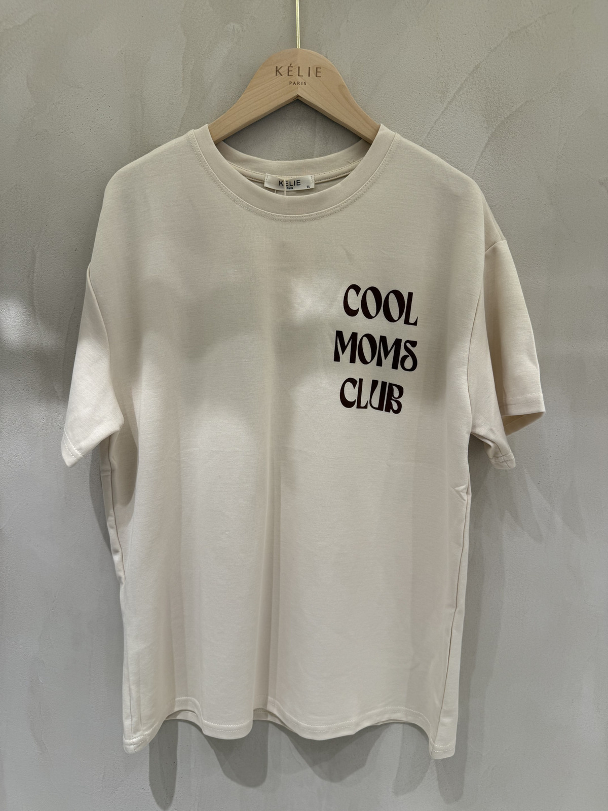 T-shirt Cool moms  beige/brown - 2