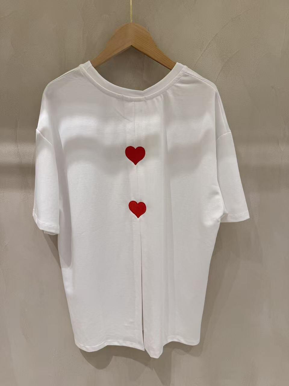 T-shirt white Hearts - 2