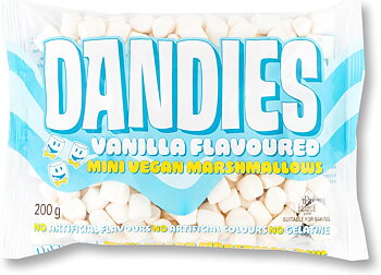 veganska minimarshmallows 200g dandies