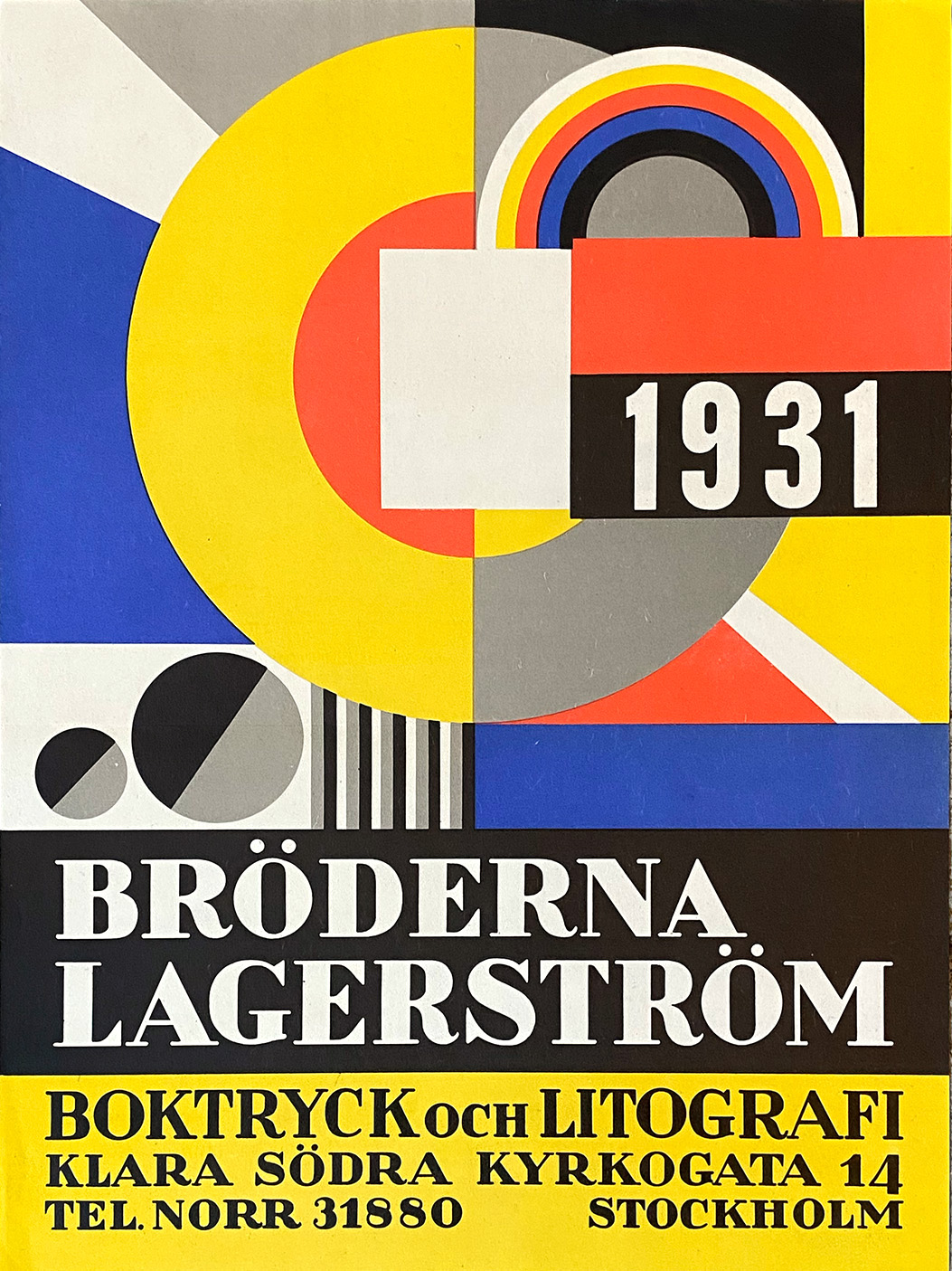 BRÖDERNA LAGERSTRÖMS BOKTRYCKERI – BAUHAUS