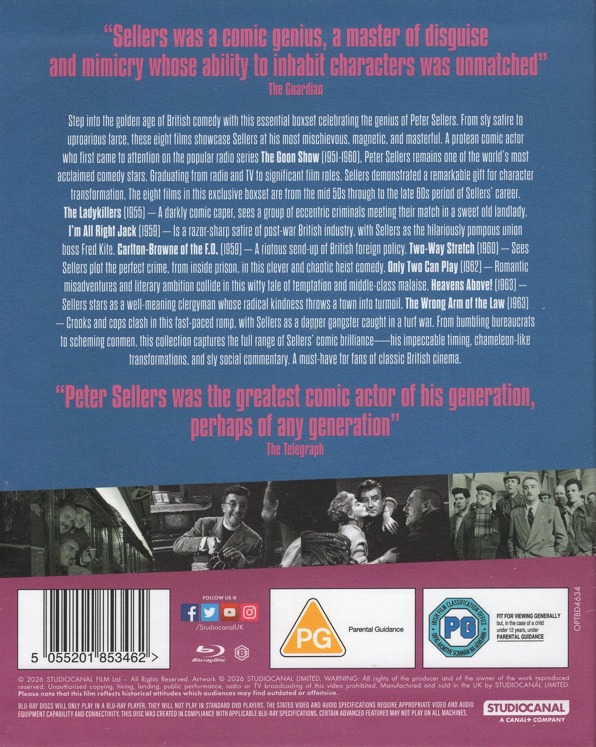 Peter Sellers Centenary Collection (ej svensk text) (Blu-ray) - 2