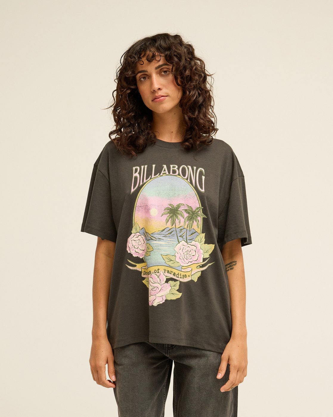 Billabong t-shirt dam Dreamy memories off black