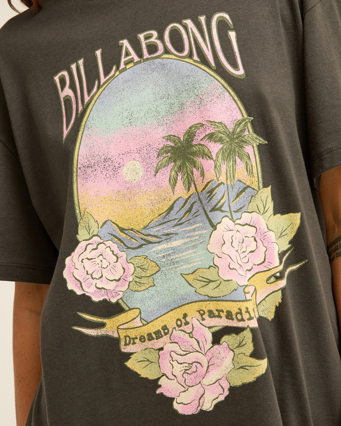 Billabong t-shirt dam Dreamy memories off black - 2