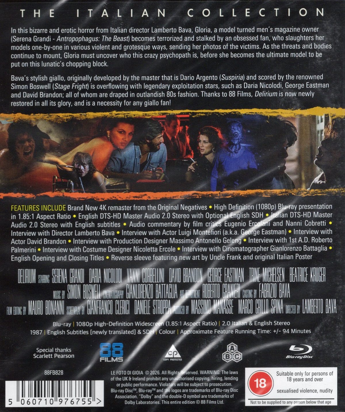 Delirium: Photo of Gioia (ej svensk text) (Blu-ray) - 2