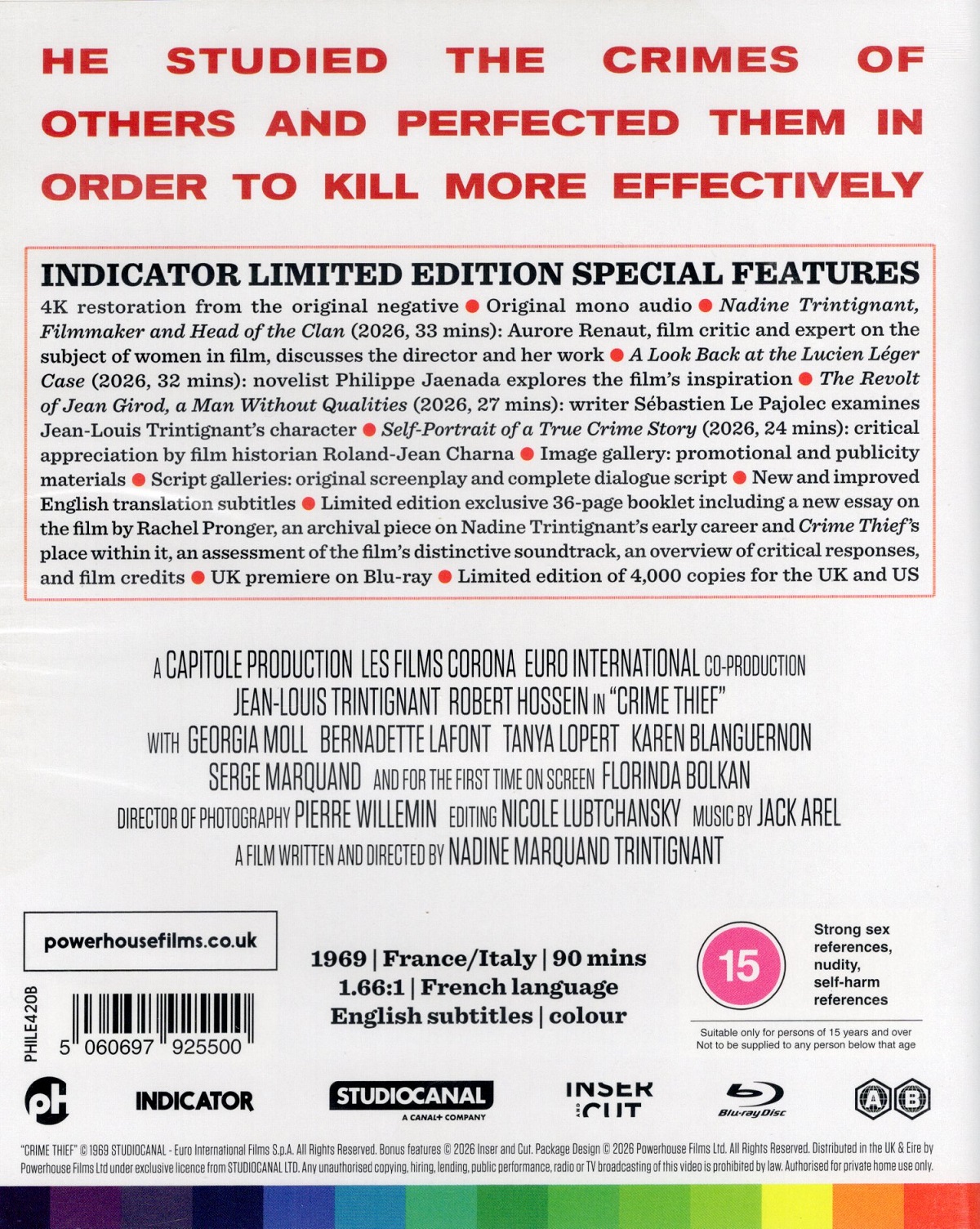 Crime Thief (Limited Edition) (ej svensk text) (Blu-Ray) - 2
