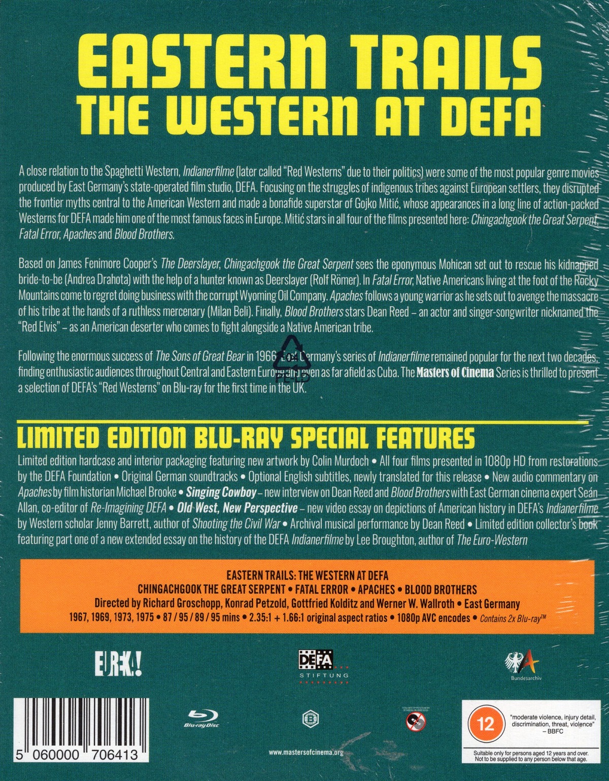 Eastern Trails - The Western At DEFA (Limited Edition) (ej svensk text) (Blu-Ray) - 2