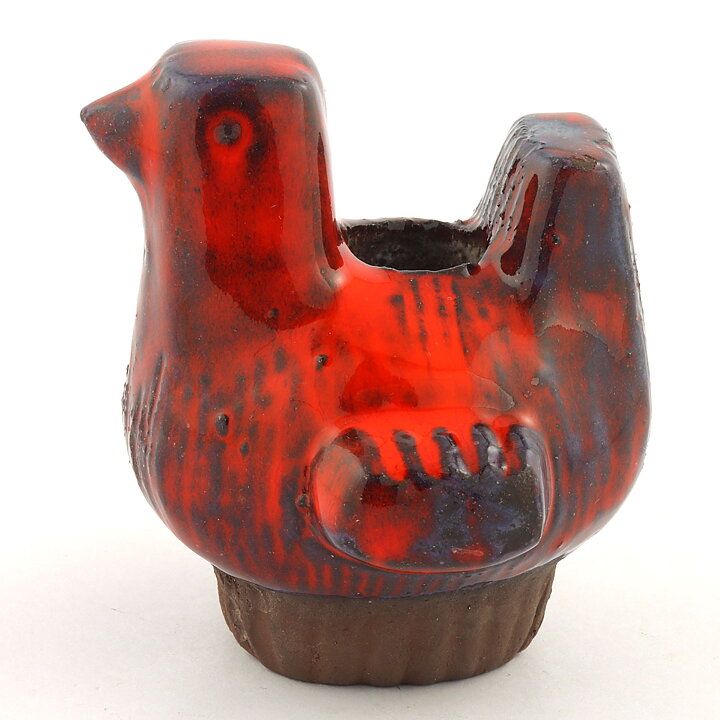 Lars Bergsten (1960s) Rustic Bird Candleholder 8 cm (6)