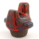 Lars Bergsten (1960s) Rustic Bird Candleholder 8 cm (6)