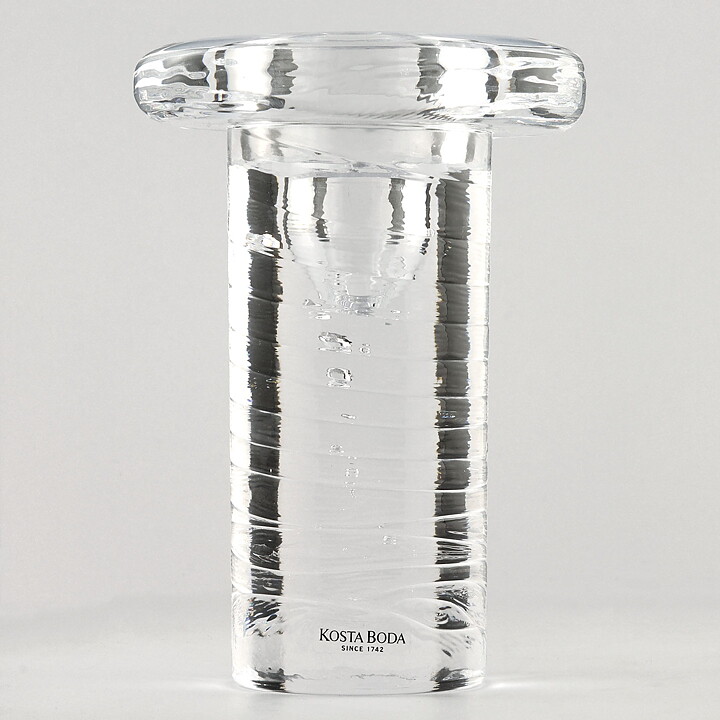 Kjell Engman (Cool 1999) Modern Clear Icicle Candleholder 14 cm