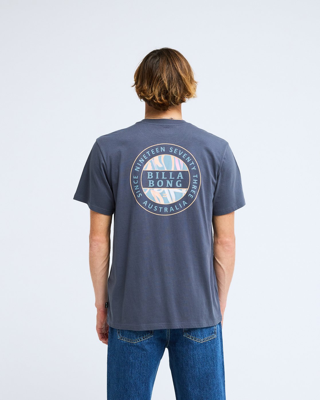 Billabong t-shirt Rotor ombre blue - 2
