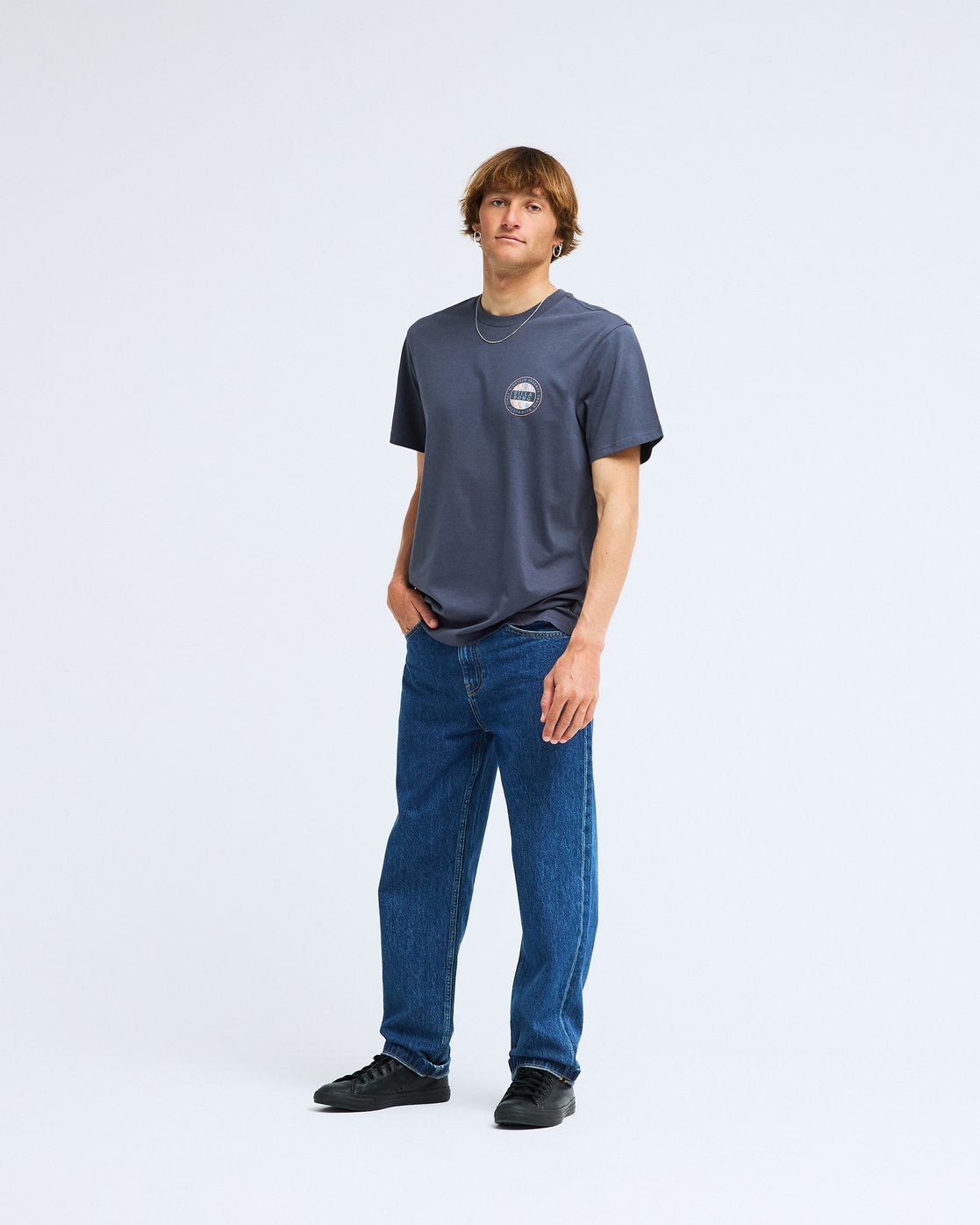 Billabong t-shirt Rotor ombre blue - 4